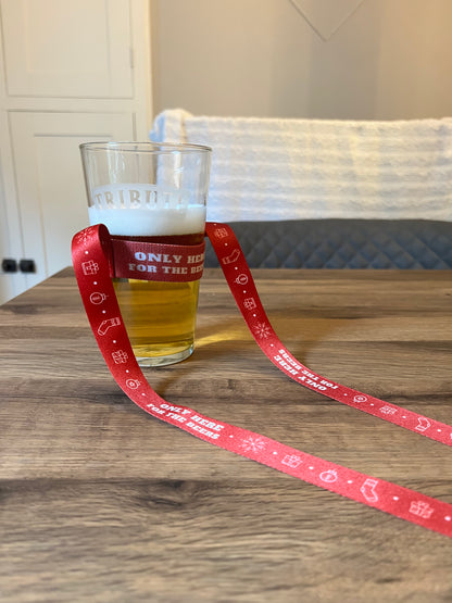 Bah Humbug Christmas Beer Lanyard Edition