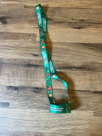 Filthy Animal Christmas Beer Lanyard Edition