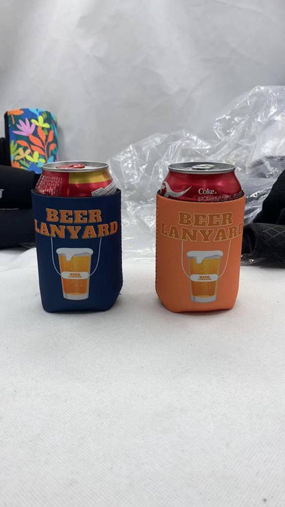 Beer Lanyard Beer Can Cooler Multiple Colours - #shop_name - #BeerLanyard