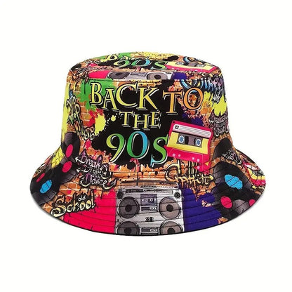 Beer Lanyard Back To The 90's Bucket Hat Music Festival Bucket Hat - #shop_name - #BeerLanyard